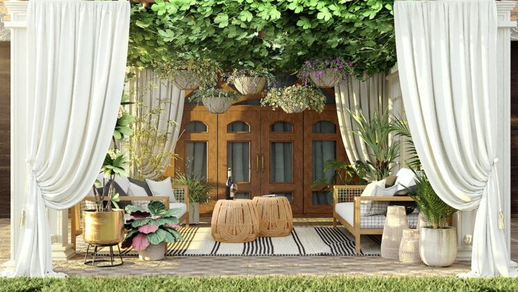 Creëer een bohemian zen-tuin met opvallende texturen